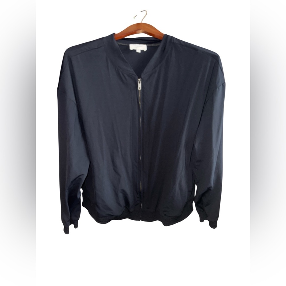 Soma Black Zip-Up Lightweight Bomber Style Jacket Women’s Size XL Casual Style